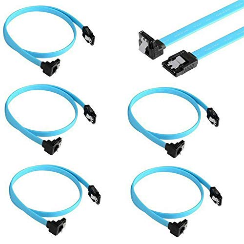 BIG BOOM® Hard Drive Drive Cables 5pcs/Set SATA3 III 6GB/s for HDD Latest Useful Durable