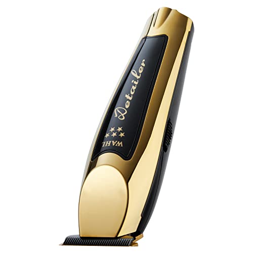 Wahl Professional 5 Star Gold Cordless Detailer Li Trimmer For Professional Barbers And Stylists #TOP3
