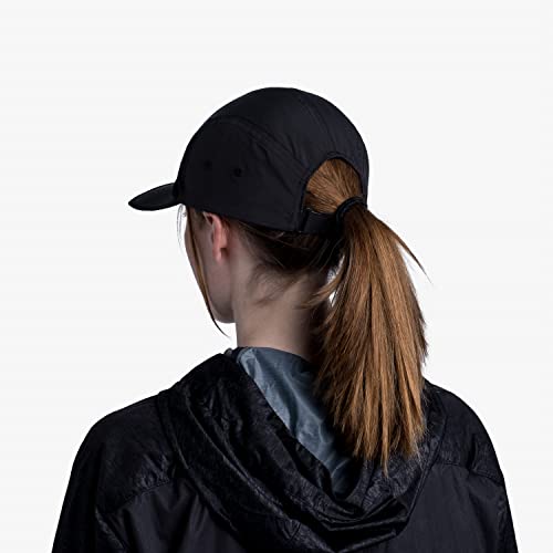 Buff Solid Black Gorra Run, Unisex Adulto, Multicolor, L/XL