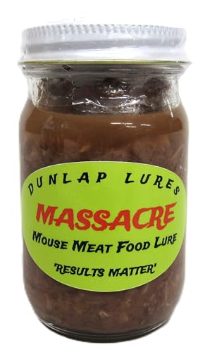 Dunlap's Massacre Mouse Meat Predator Lure - Dunlap Lures 4 Ounce Bottles