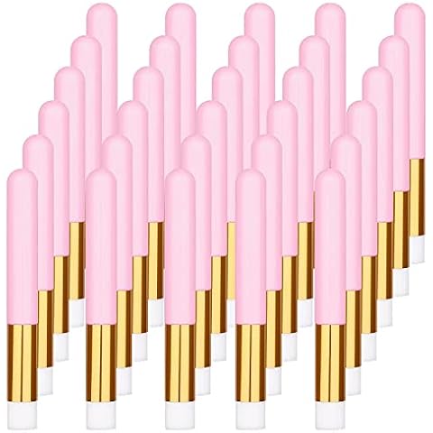 30PCS Lash Shampoo Brushes, Nose Pore Deep Cleaning Brush, Peel off Blackhead Remover Brush Tool, Lash Cleanser Brushes Eyelash Extensions Blackhead Brush Washing Brush, Nose Cleaning Washing Brush Cover