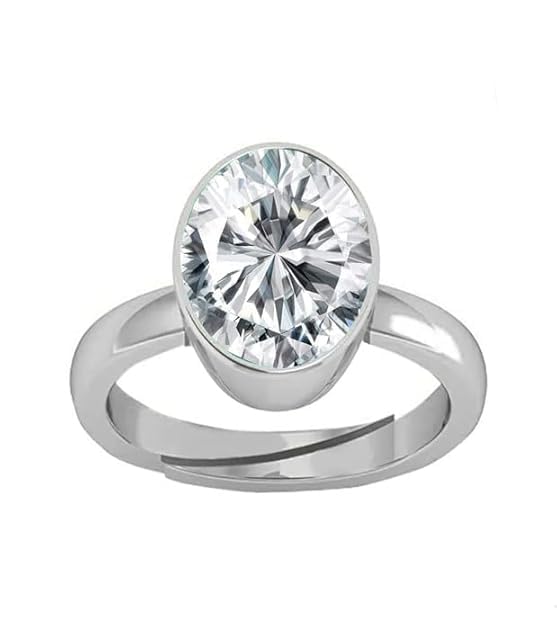 Bague réglable argent diamant américain à porter en soirée comme au bureau
