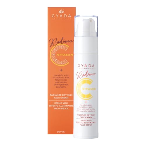 GYADA COSMETICS, Radiance Dry Skin Face Cream, crema facial iluminadora de pieles secas, acción...