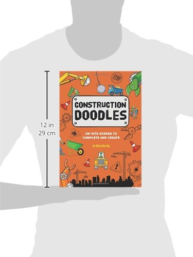 Construction Doodles: On-Site Scenes to Complete and Create image 4