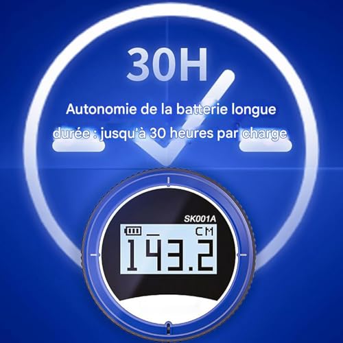 Règle numérique à roulette avec affichage digital pour mesure d'arc et artisanat