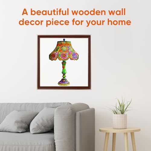 Qiuenisray Puzzles de Madera para Adultos 500 Piezas, Rompecabezas de Mesa con Lámpara, Puzzles de Forma Única, Creativo de Madera Irregular, Regalo para Adultos y Juego Familiar miniatura 6