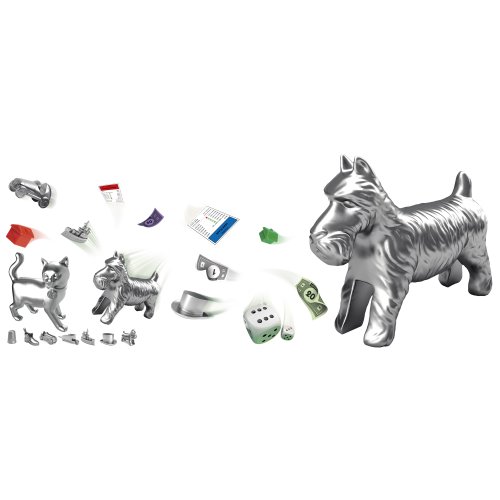 Juego de mesa Monopoly edición clásica Hasbro miniatura 4