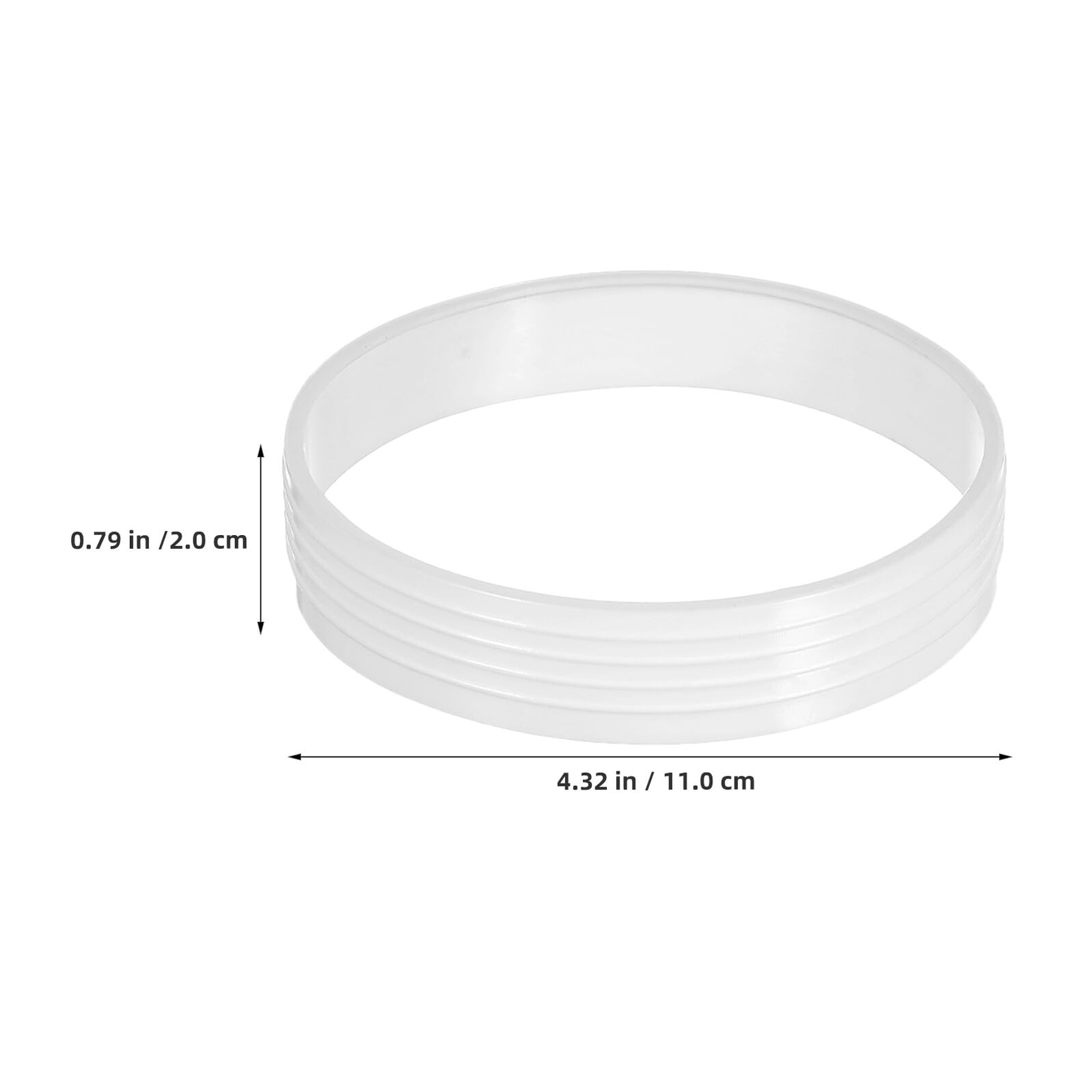 SOIMISS Anillos Blancos para Hoyos de Golf de 8 Piezas en Plástico PP