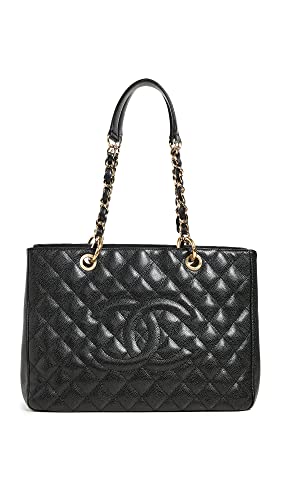 CHANEL Women's Pre-Loved Chanel Black Caviar Gst Bag, Black, One Size