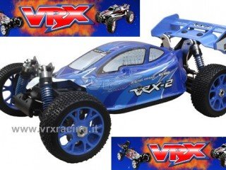 VRX-2E Buggy Elettrico Brushless con Batteria Lipo 11,1V e Radio 2.4gHz in Scala 1/8 4WD RTR