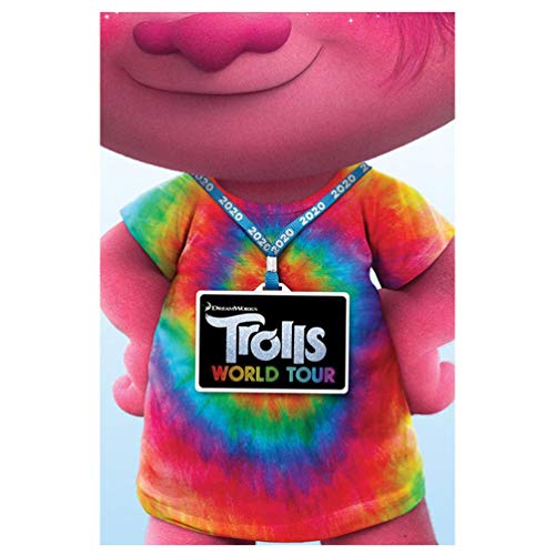 Poster Terminal Trolls World Tour (Backstage Pass) Maxi Poster Merchandising Ufficiale