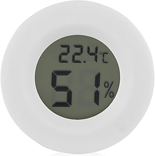 Humidity Gauge,Hygrometer Thermometer Digital Indoor Humidity Gauge Monitor, with Dual Sensors for Bed Room, Pet Reptile, Plant, Greenhouse, Basement, Humidor, Guitar, Temperature Humidity Meter