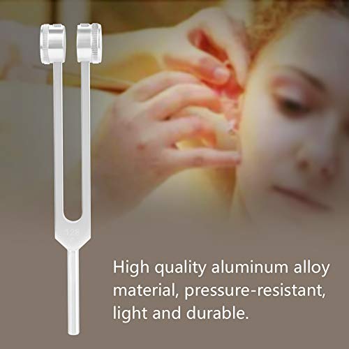 Stemvork, 128 Hz aluminium chakra-hamerbol-diagnostische stemvork voor oor-, neus- en oorgeneeskunde in de neurologie. - Image 5