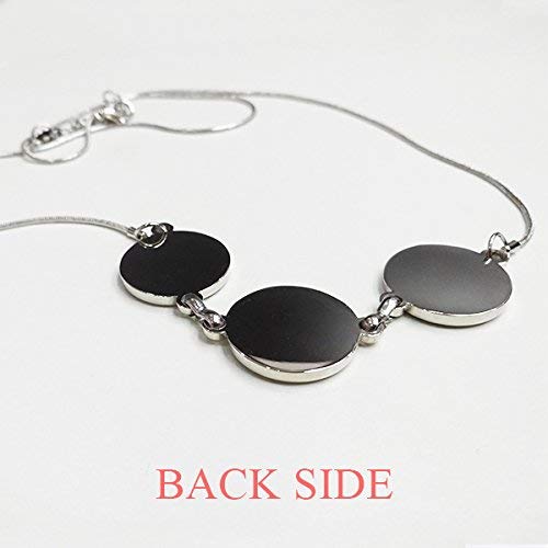 Collier comptable pendentif rond rouge : bijou homme original