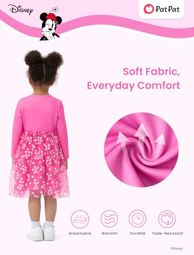 Image of Disney Princess Frozen Elsa Minnie Stitch Toddler Girl Tulle Tutu Dress Ruffle Sleeve Mesh Summer Birthday Party Clothes 2-9Y