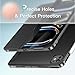 JETech Case for iPad Pro 11-Inch M5/M4 2025/2024 (6th/5th Generation), Slim Stand Hard Back Shell Smart Cover with Auto Wake/Sleep (Black)