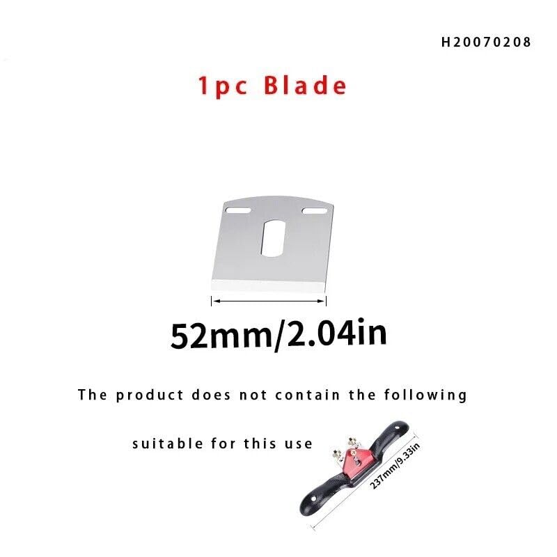 Replacement 52mm Wood Planer Blade for Spokeshave - Carpentry Woodworking - Image 4
