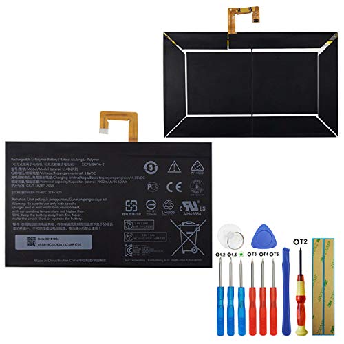 E-yiiviil L14D2P31 - Batería de repuesto compatible con Lenovo Tab 2 A10-70 Tab 2 A10-70F Tab2 X30F con herramientas