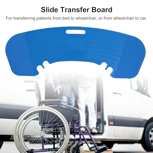 Slide Transfer Board, Anti -Slip -Slide -Assist -Gerät Zum Übertragen oder Senioren Vom Rollstuhl Bis Zum Betttoilettenwanne, der Schiebetafel mit Einem Griff, Gewichtskapazität