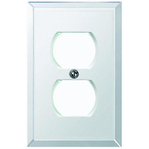 Creative Accents Duplex Receptacle Wall Plate Acrylic 1 Gang Carded