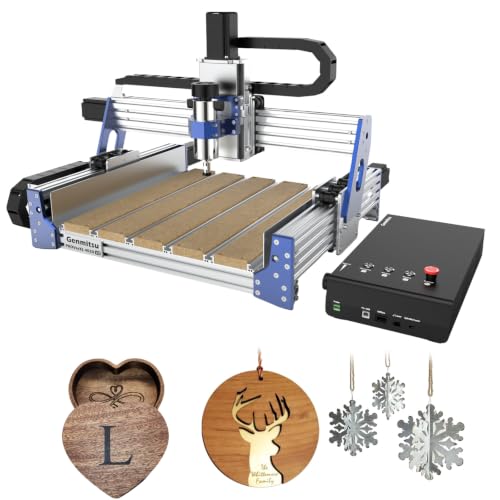 Genmitsu CNC-Fräsmaschine PROVerXL 4030 V2, Closed Loop Motor | Kugelumlaufspindel, 3-Achsen Graviermaschine für Holz & Metall, Arbeitsbereich 400x300x110mm
