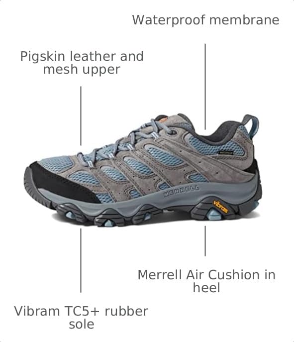 Image of Merrell Women's Moab 3 Waterproof Hiking Shoe