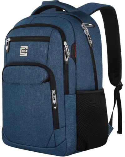 marcello Laptop Rucksäcke mit USB-Ladeanschluss Herren Damen für Arbeit Schule Uni Schulrucksack für Jungen Teenager mit Laptopfach & Anti Diebstahl Tasche