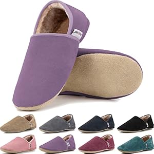 JACKSHIBO JACKSHIBO Pantoffeln Herren Damen Plüsch Warm Pantoffeln Bequeme Leise Leichte Indoor Outdoor Pantoffeln Lila 40/41 EU, Lilas, 40/41 EU JACKSHIBO JACKSHIBO Pantoffeln Herren Damen Plüsch Warm Pantoffeln Bequeme Leise Leichte Indoor Outdoor Pantoffeln Lila 40/41 EU, Lilas, 40/41 EU