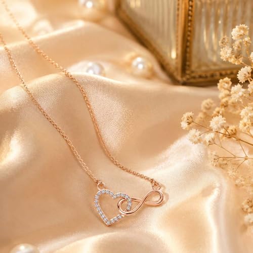 Image of Miss Highness 925 Pure Silver Heart Pendant Necklace for Women & Girls | Daily Wear Silver Jewellery with Authenticity Certificate | Gift for Girlfriend Wife | With Chain Pendant