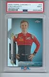 Callum Ilott 2020 Topps Chrome Formula One F1 Refractor #44 Psa 9 Mint Pop 1/1 - Sports Memorabilia