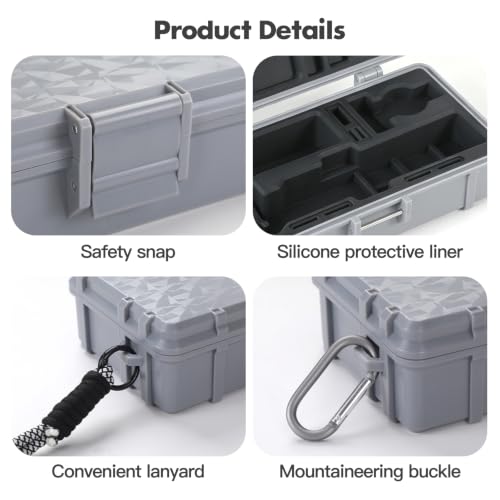 Funda para DJI Osmo Pocket 4 carcasa rigida impermeable a prueba de golpes 6