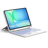 Galaxy Tab S10 FE/S9 FE Clavier avec Pavé Tactile: Répond rapidement au clavier du pavé tactile, qui peut contrôler la tablette par une variété de gestes, vous permettant de naviguer efficacement sur le Web.