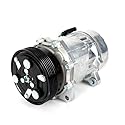 Kompressor Klimaanlage Klimakompressor Auto 7V16 für Au-di A3 TT V-W Golf Bora Sea-t Alhambra Skda OTV Klimaanlage 12 V R134a Kompressoröl PAG46 Passend für viele Modelle