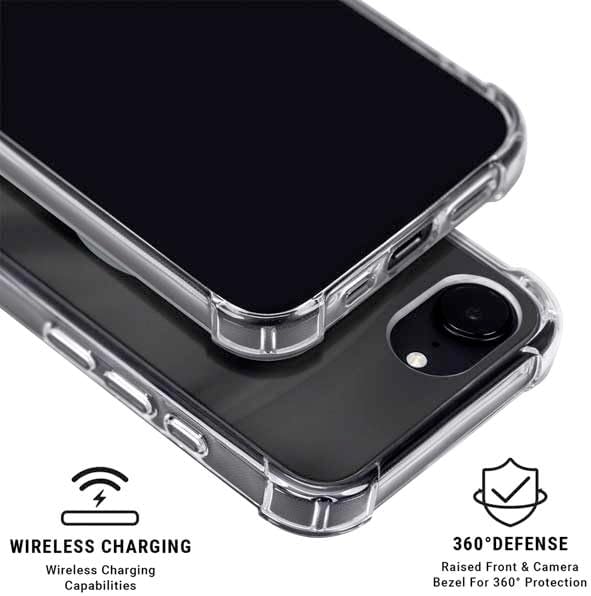 Skinit Clear Phone Case Compatible with iPhone 16e - Officially Licensed NFL Pittsburgh Steelers Design