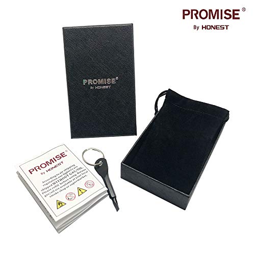 PROMISE by HONEST stormaansteker gasaansteker sigarenaansteker 3 jet flame gas hervulbaar met sigarenboor (Zwart) - Image 8