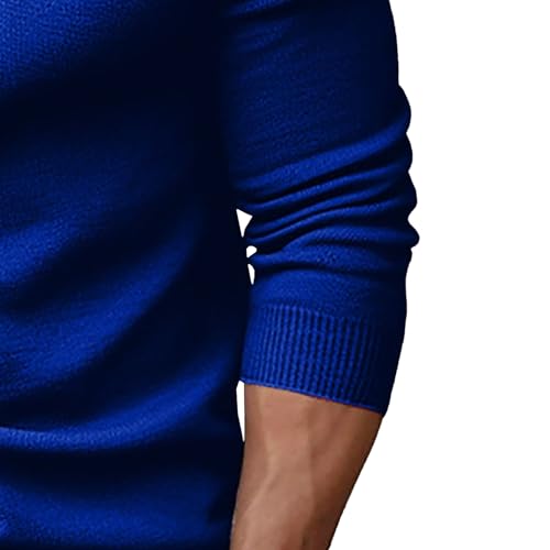 Men's Classic Cotton V Neck Sweater Lightweight Sweater Undershirts Trendy Casual Ribbed Pullover Tee4
