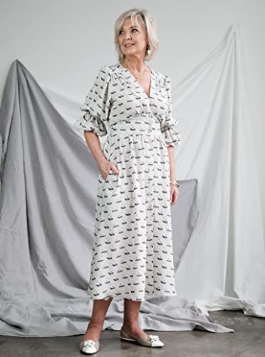 Style Arc Sewing Pattern - Belle Woven Dress (Sizes 10-22), Multicoloured - Image 3