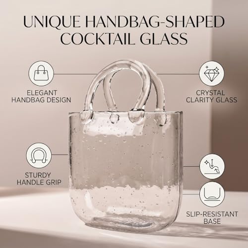 Lindo bolso en forma de vaso de cóctel para llenar de alegría tus espacios 3