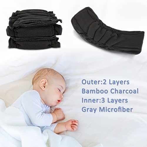 Tdiapers Cloth Diaper Washable Reusable One Size Adjustable For Baby, 1 Diaper And 2 Bamboo Inserts #TOP3