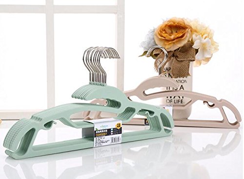 Sz5cgjmy ® léger PP antidérapant cintres gain de place durable, Lot de 10 20.3 x 40 cm Cover