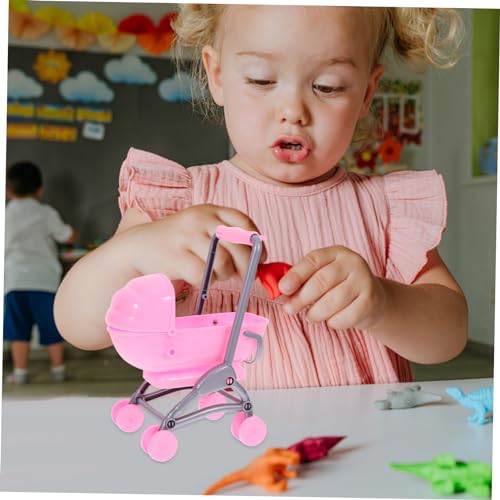BESPORTBLE Miniatur Puppenwagen Spielzeug Für Junge Mädchen Kompakte Für Puppenhaus Und Rollenspiele Leicht Dekorativ Und Einfach Zu Handhaben Für Kreative Kinderspiele Interaktives – Bild 5