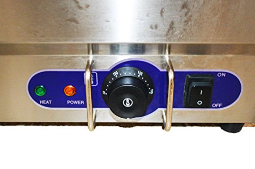 Intbuying 110V 3-Pan Commercial Grade Stainless Steel Bain Marie Buffet Food Warmer Steam Table For Catering And Restaurants #TOP4