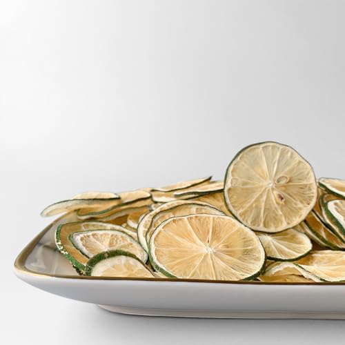 Oranfit Dried Lime Slices, Natural Dried Lime Slices, Crafts Cake Decoration Cocktail Garnish Table Scatters Potpourri Candle Crafts (3oz/85g) - Thumbnail 5