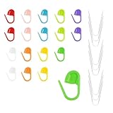 Wjelet 9 Stück für Addi Crasy Trio Stricknadeln Set Metall Rundstricknadeln 23cm in 2.5mm/3mm/3.5mm, und 18 kleine, Farbcodierte Nadeln, Flexibles Nadelspiel für Handcrafted Projekte