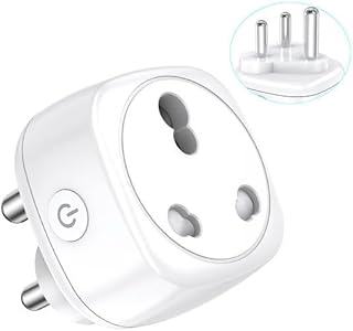 Protium Smart plug (16A) work With Smart life app, Alexa, Google & IFTTT, No Hub Required Wifi Socket with Timer, White