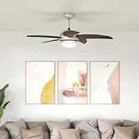 KTHLBRH Deckenventilator Mit Licht 110 Cm Stahl – Ansicht 2