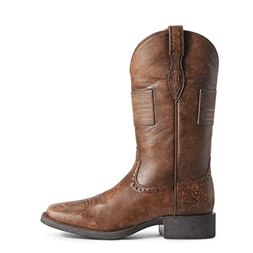 Image of Ariat Women's Women's Round Up Patriot Boot, silly brown, 8 C US