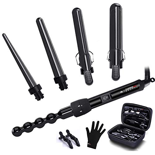 PARWIN BEAUTY 5 in 1 Curling Iron Curling Wand Set – 0.3 to