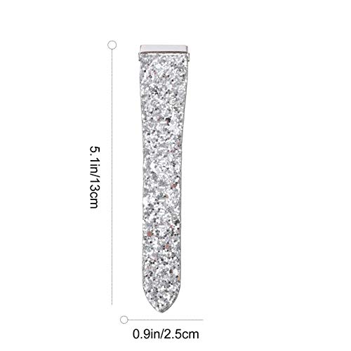 VILLCASE Pulseiras de Relógio de Couro Pulseira de Relógio Glitter Bling de Liberação Rápida Com Pul