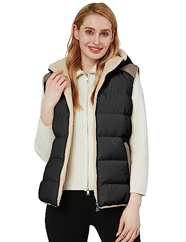 Zshow USZXWMA0008027 Women'S Sport Outdoor Vest Warm Padded Hooded Winter Vest Fleece Jacket thumb #5
